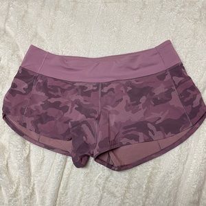 Lululemon Speed Up Low Rise Shorts